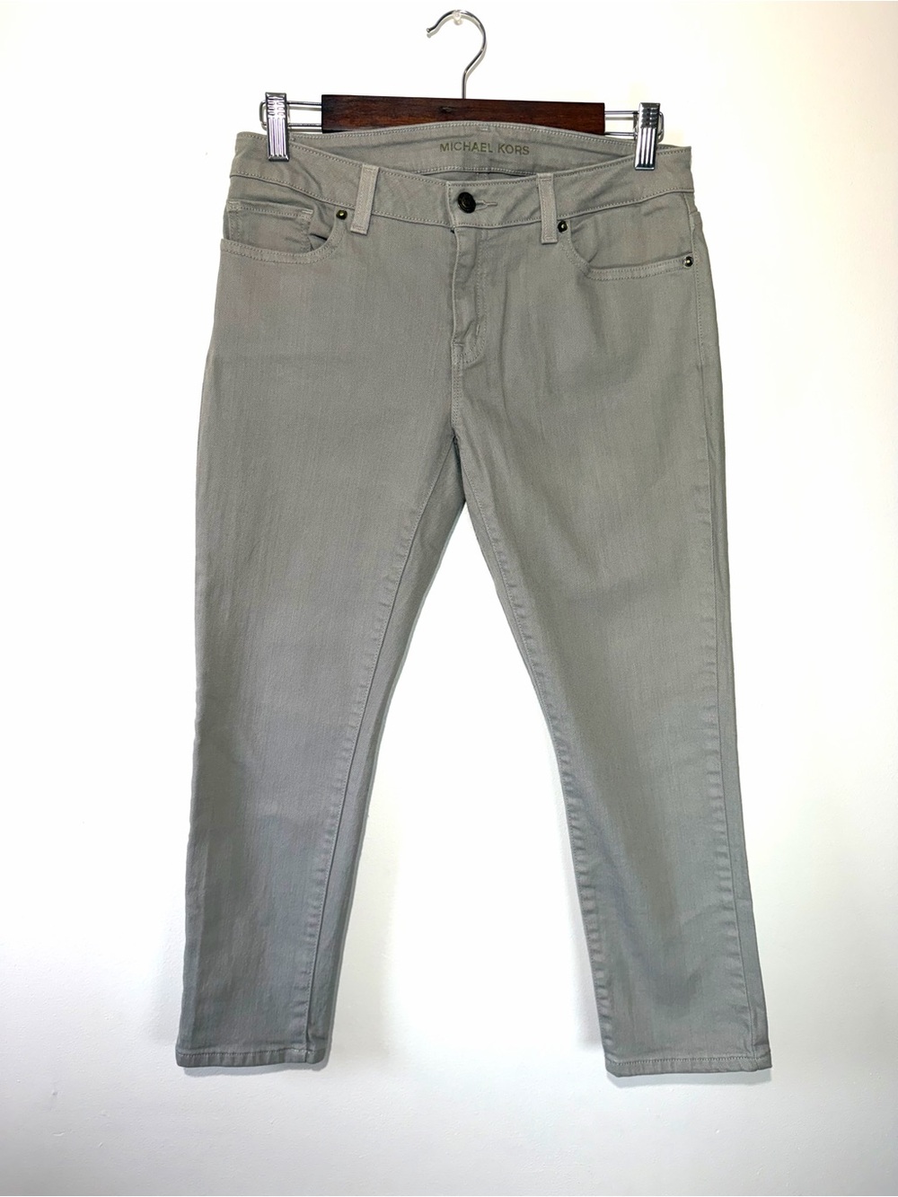 Michael Kors Women’s Straight Pants — Light Gray